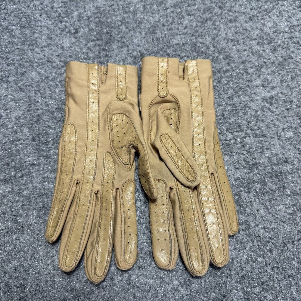 ISOTONE Vtg Lot Of (2) Gloves By ARIS One Sz /Women's Driver Gloves Stretchy Tan - Picture 4 of 13